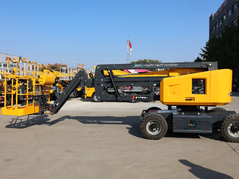 Подъемная рабочая платформа с коленчатным рычагом длиной 16 метра