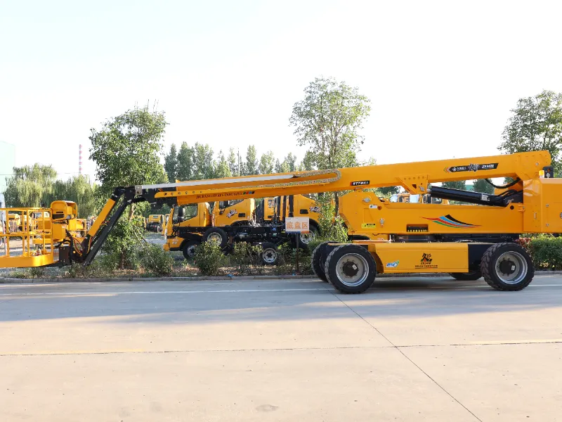 34-метровая рабочая платформа с прямой стрелой